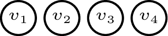 Schematic of a restricted Boltzmann machine with no hidden units.